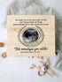 Personalized Baby Memorial Wooden Keepsake Box – Too Beautiful for Earth
